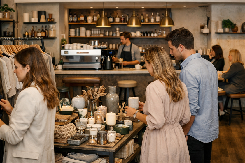 Etablierter Concept Store mit Café & Erlebnischarakter